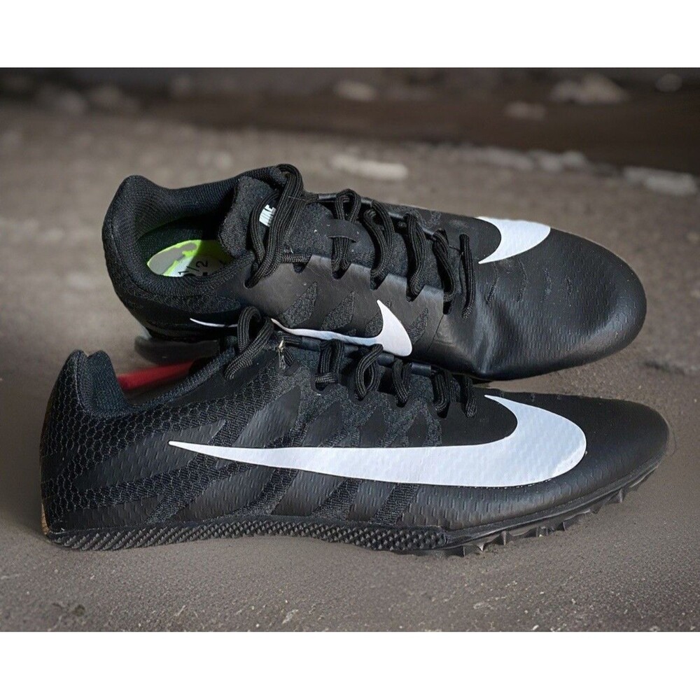 Nike Zoom Rival S 9 Track & Field Shoes Size 12.5 907564 Black NO SPIKES